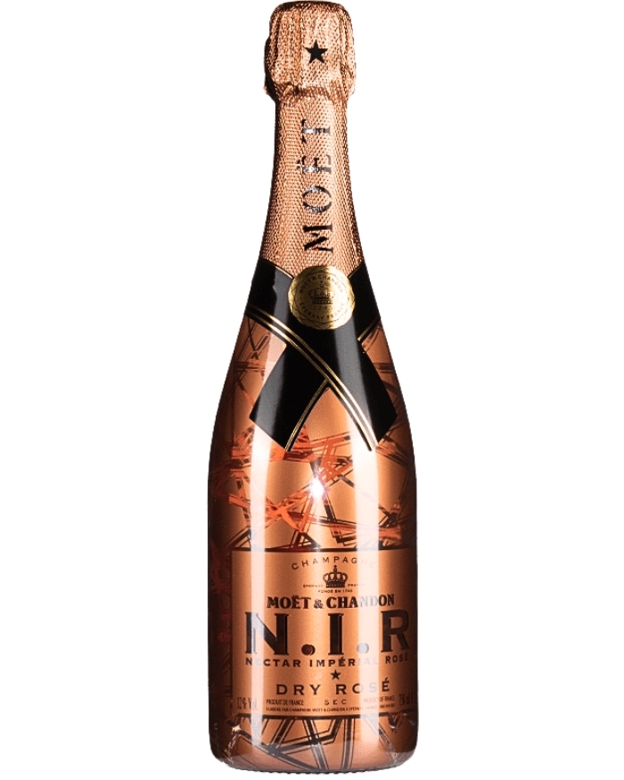 Moet & Chandon, N.I.R. Luminous Dry Rose – Champagne AOC, Rose Demi Sec (Champagne) – cl 75 x 1 bottiglia vetro