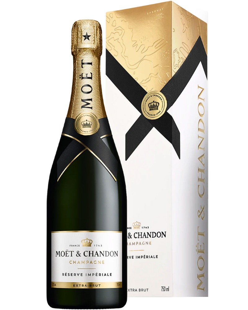 Moet & Chandon, Reserve Imperiale – Champagne AOC, Extra Brut (Champagne) – cl 75 x 1 bottiglia vetro astucciato