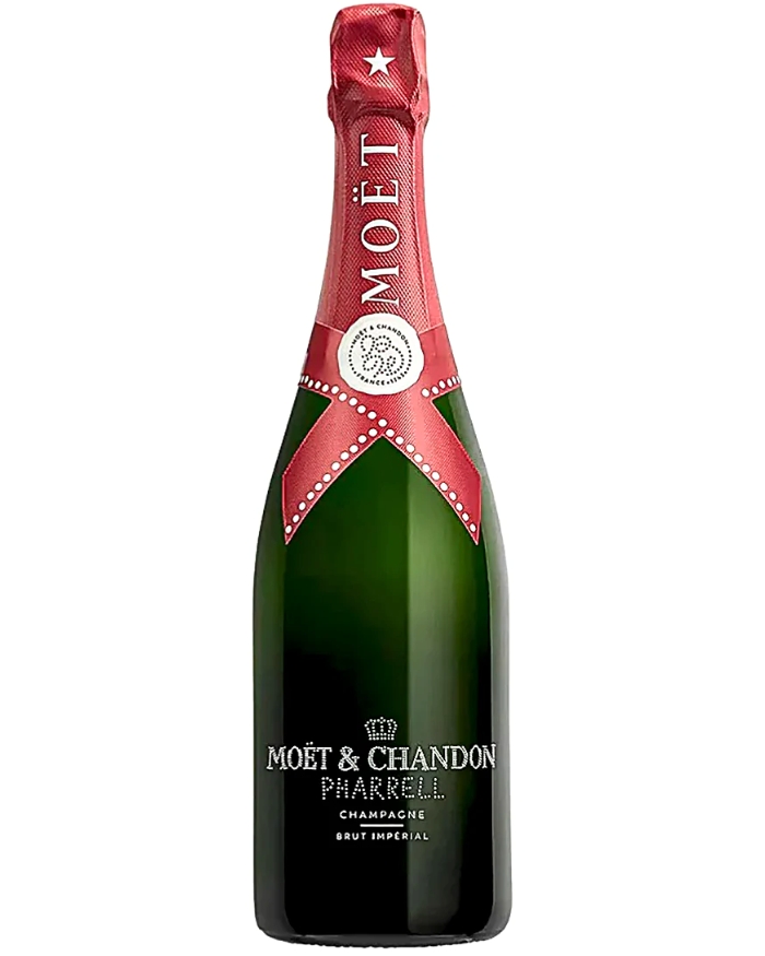 Moet & Chandon, Red Pharrell Williams Limited Edition Imperial – Champagne AOC, Brut (Champagne) – cl 75 x 1 bottiglia vetro