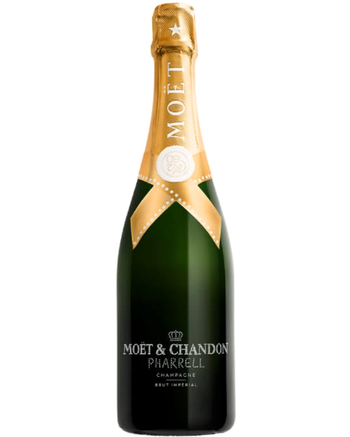 Moet & Chandon, Gold Pharrell Williams Limited Edition Imperial – Champagne AOC, Brut (Champagne) – cl 75 x 1 bottiglia vetro