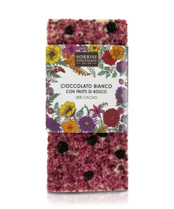 Boella & Sorrisi Tavoletta di cioccolato bianco con frutti di bosco