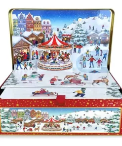 SCATOLA POP UP in 3D VILLAGGIO DI NATALE