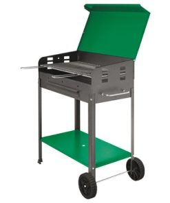 Barbecue Classico a Carbone EL GAUCHO Griglia 37×68 con Coperchio GRIGLIATA MISTA FIESTA