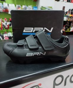 Scarpe BRN 3 Strappi MTB Nero