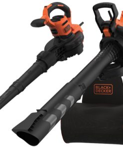 Soffiatore Aspiratore Elettrico 3000 Watt BLACK+DECKER Velocità Regolabile Zaino Raccolta BEBLV 300-QS