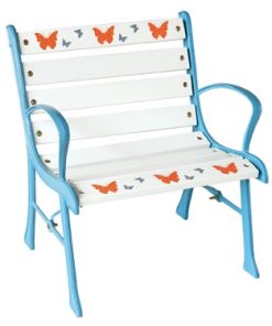 Sedia da Giardino per Bambini in Ghisa e Legno HAPPY BABY