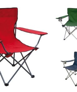 Sedia da Giardino Campeggio Pesca Portatile Pieghevole con Porta Bicchiere CAMPING TOP