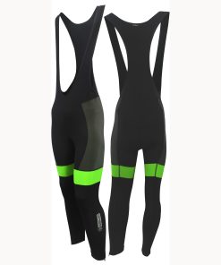 Deko Sports Calzamaglia Leader Gel Nero/Verde Fluo