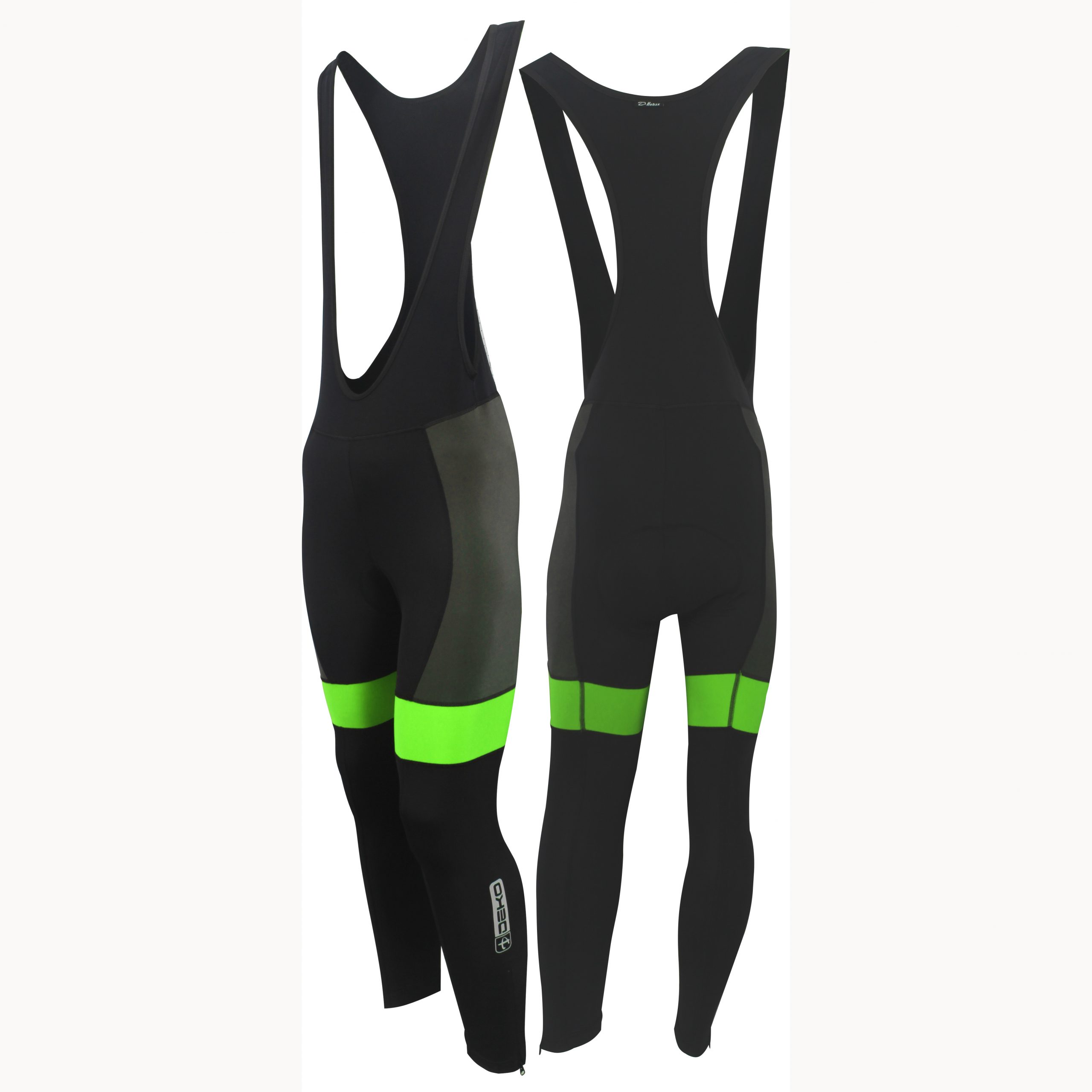 Deko Sports Calzamaglia Leader Gel Nero/Verde Fluo