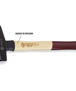 Martello da Banco tipo Tedesco OSCA Brevettato con Collare Salvamanico in Acciaio e Manico in Frassino, varianti da 100g a 2000g articolo 104