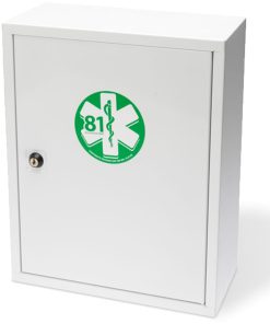 Armadietto di Pronto Soccorso in Metallo DM 338 605/M Allegato 1 Maggiorato PVS First Aid Cassetta Medica Completa Kit Aziende Gruppo A e B articolo CPS659