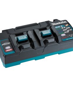 Caricabatterie 40V XGT Doppia Postazione MAKITA LED Stato di Carica Sistema di Raffreddamento modello DC40RB codice 191N09-8