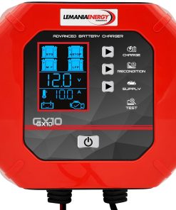Caricabatterie Auto Moto Test 12V Mantenitore LEMANIA ENERGY Professionale GX10