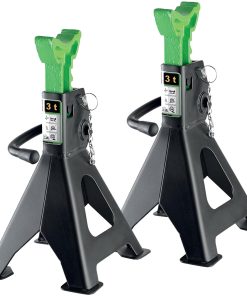 Colonnette di Sostegno 3 6 12 Ton FASANO TOOL Cavalletti Sollevatori con Regolazione dell’Altezza per Auto Furgoni FG 725