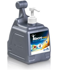 Crema Fluida Lavamani Detergente Sgrassante NETTUNO Emolliente Pasta Micro-Granuli Vegetali T-Box da 3000ml con Dosatore MACROCREAM