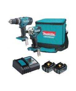 Makita DLX2336X Kit Avvitatori ad impulsi e percussione 18 V con batterie