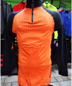 Tecso Maglia Lupetto Zip Arancione