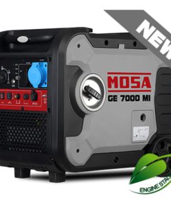 Gruppo Elettrogeno Inverter Silenziato MOSA Potenza 6.5 kW Portatile Trolley con Avviamento Elettrico e Autoavvolgente modello GE 7000 MI