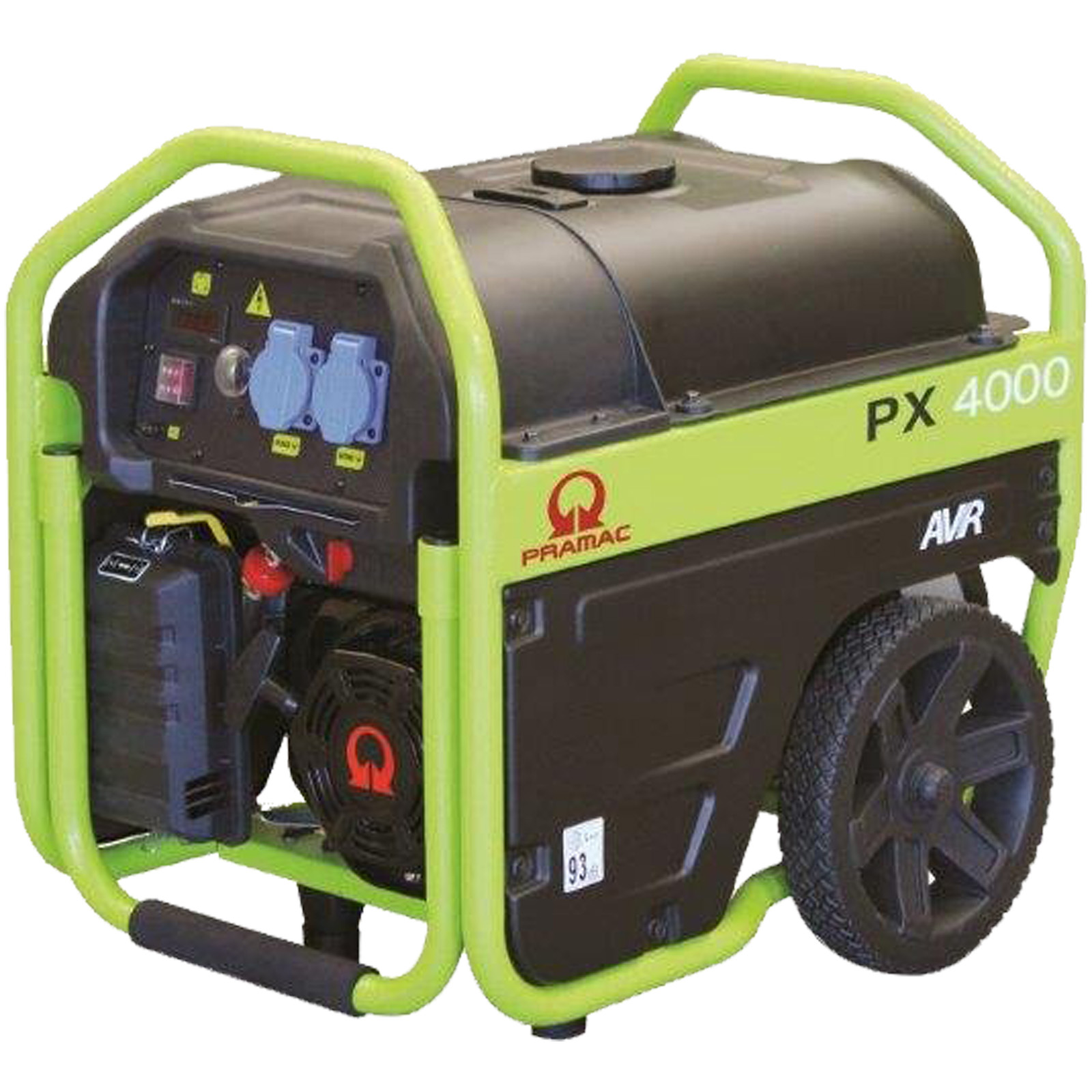 Generatore di Corrente Portatile 2.7 kW Monofase PRAMAC Motore STAGE V Carrellato con Ruote Display e AVR modello PX4000 - immagine 5