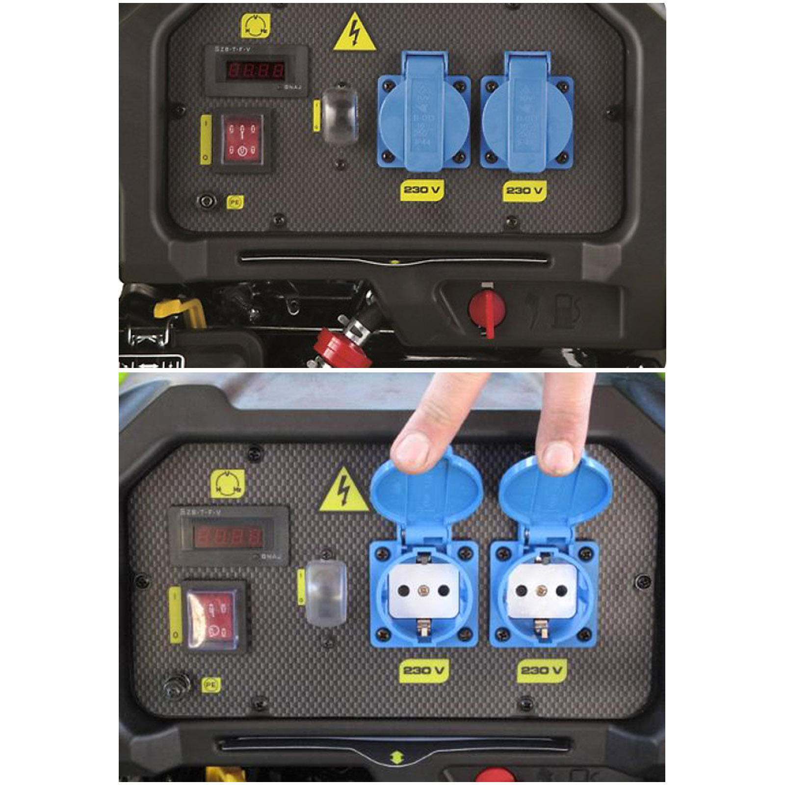 Generatore di Corrente Portatile 2.7 kW Monofase PRAMAC Motore STAGE V Carrellato con Ruote Display e AVR modello PX4000 - immagine 6