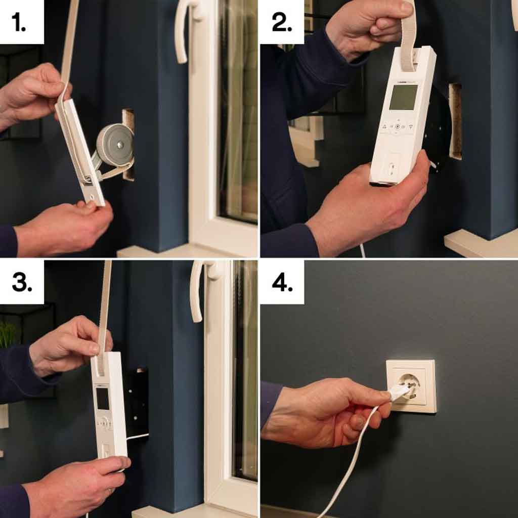 HOMEPILOT 10112345 RolloTron pure Avvolgi tapparelle elettrico 23 mm Trazione (max.) 45 kg Da incasso - immagine 5