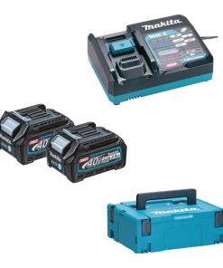 Makita 191J81-6 Kit Energy 2pz BL4025 40V 2,5Ah + Caricabatterie singolo rapido DC40RA