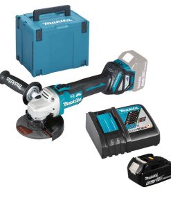 Makita DGA513ZJKIT Smerigliatrice angolare 18V 115/125mm + Kit Energy 18V 5Ah