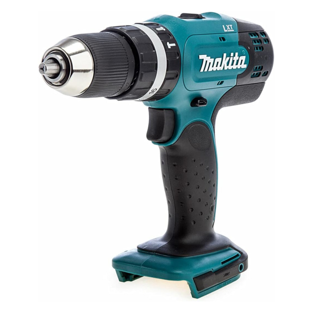 Makita DHP453ZX4 Trapano avvitatore a percussione 18V + 74 Accessori – senza Batteria - immagine 2