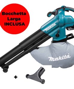 Makita DUB187T002 Soffiatore aspiratore LXT a batteria 18V 4,2 m³/min + Bocchetta Larga