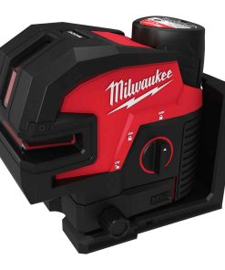 Milwaukee M12 CLL4P-301C  Livella Laser Lineare M12 Verde 2 Linee Ricaricabile con 4 punti Piombo – 4933479203