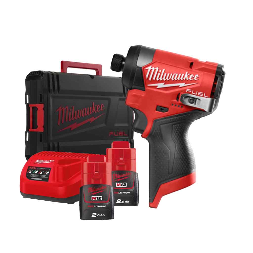 Milwaukee M12 FID2-202X Avvitatore ad impulsi compatto 1/4″ HEX FUEL – 4933479877