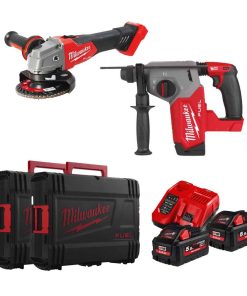 Milwaukee M18 FPP2BF-552X KIT 18V Tassellatore FH + Smerigliatrice FSAG – 4933499341