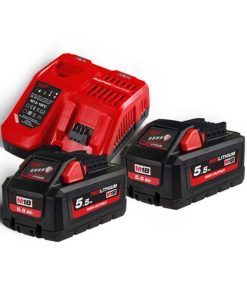 Milwaukee M18 HNRG-552 Kit Energy High 2pz M18 HB5.5 18V 5,5Ah + caricabatterie singolo M12-18FC – 4933464713