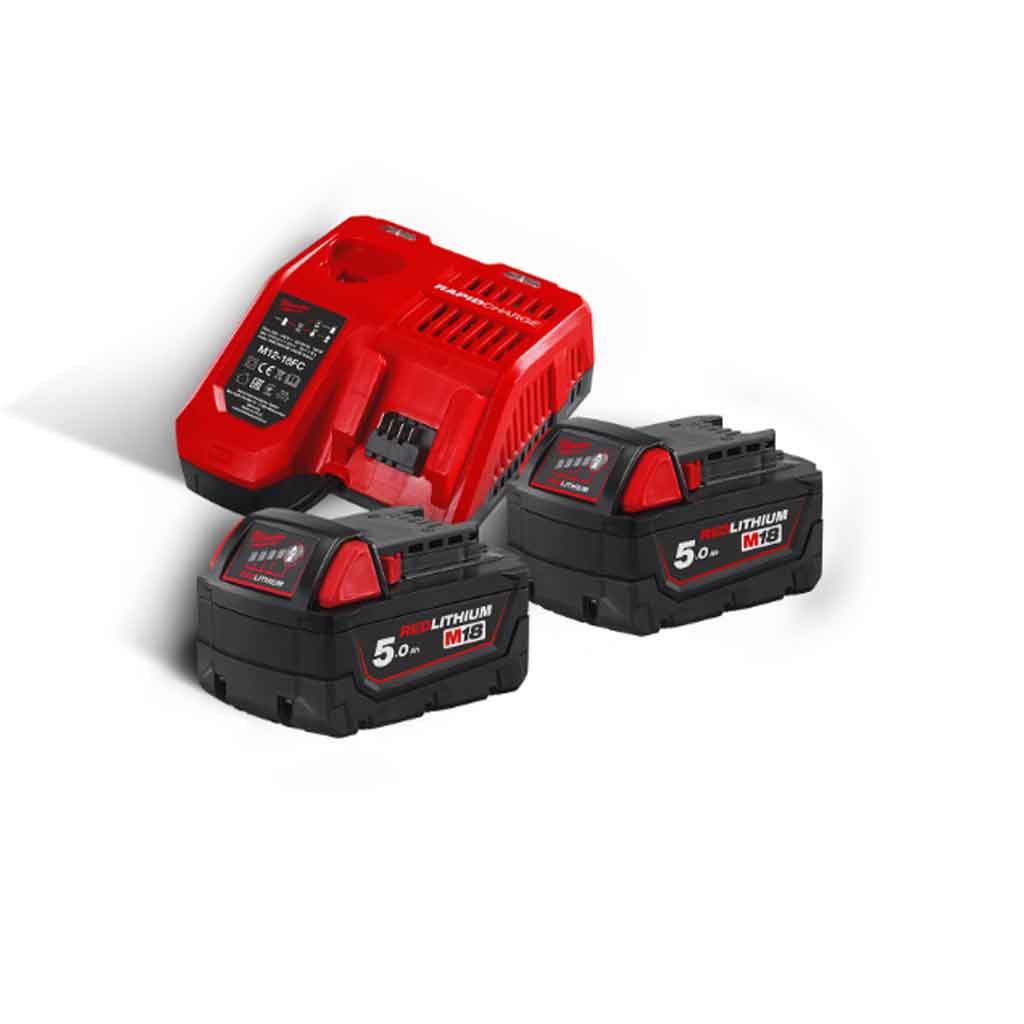 Milwaukee M18 FPP2B3-502X KIT 18V Trapano a percussione + Avvitatore Impulsi 1/2″ – 4933492521 - immagine 6