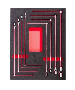 Milwaukee Set 8 Pz Chiavi a T con bussola esagonale snodata in Vassoio morbido – 4932499113