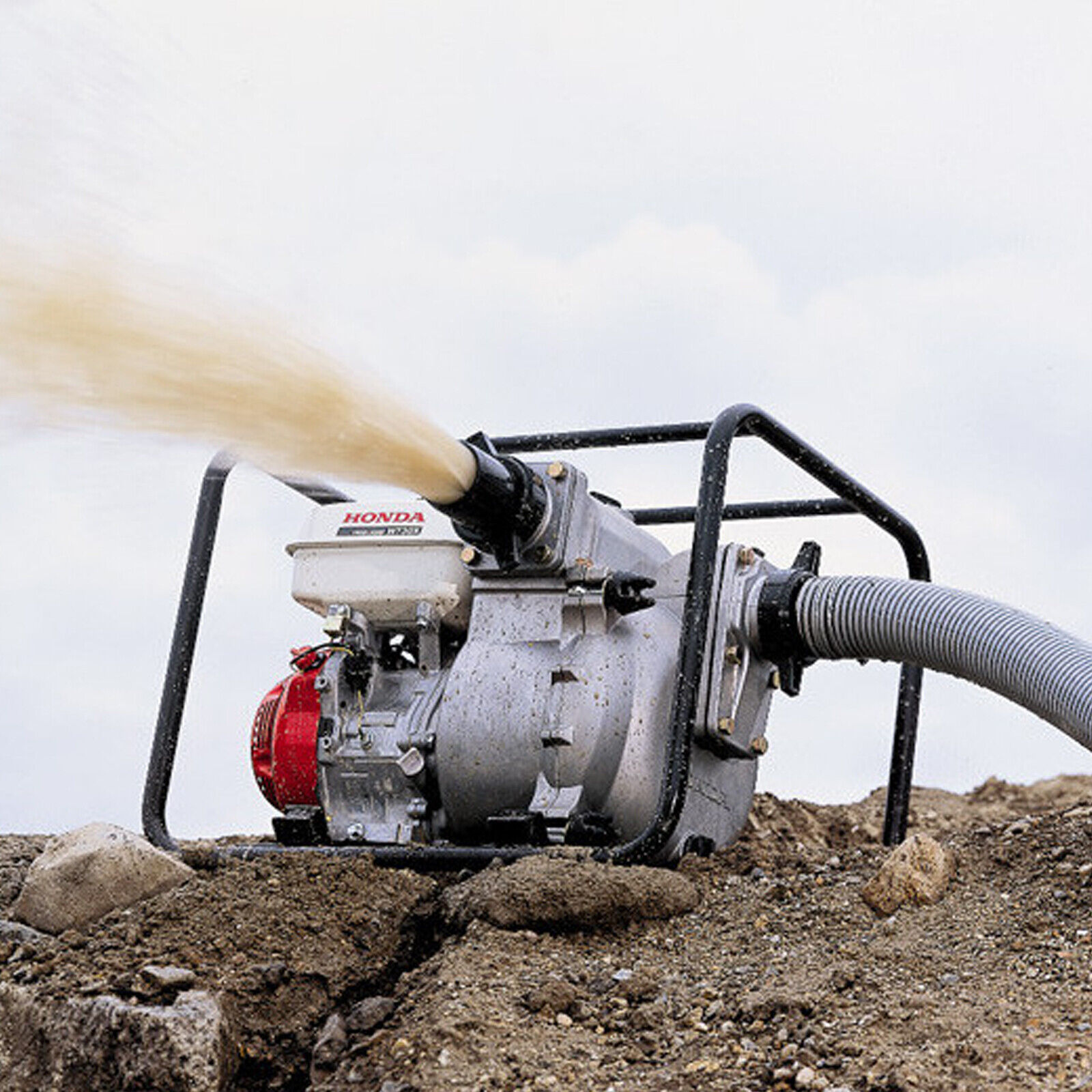 Motopompa Portatile a Scoppio 4 Tempi a Benzina HONDA Acque Nere ad Alta Prevalenza 25m 6,3kW Autoadescante WT 30 X - immagine 5