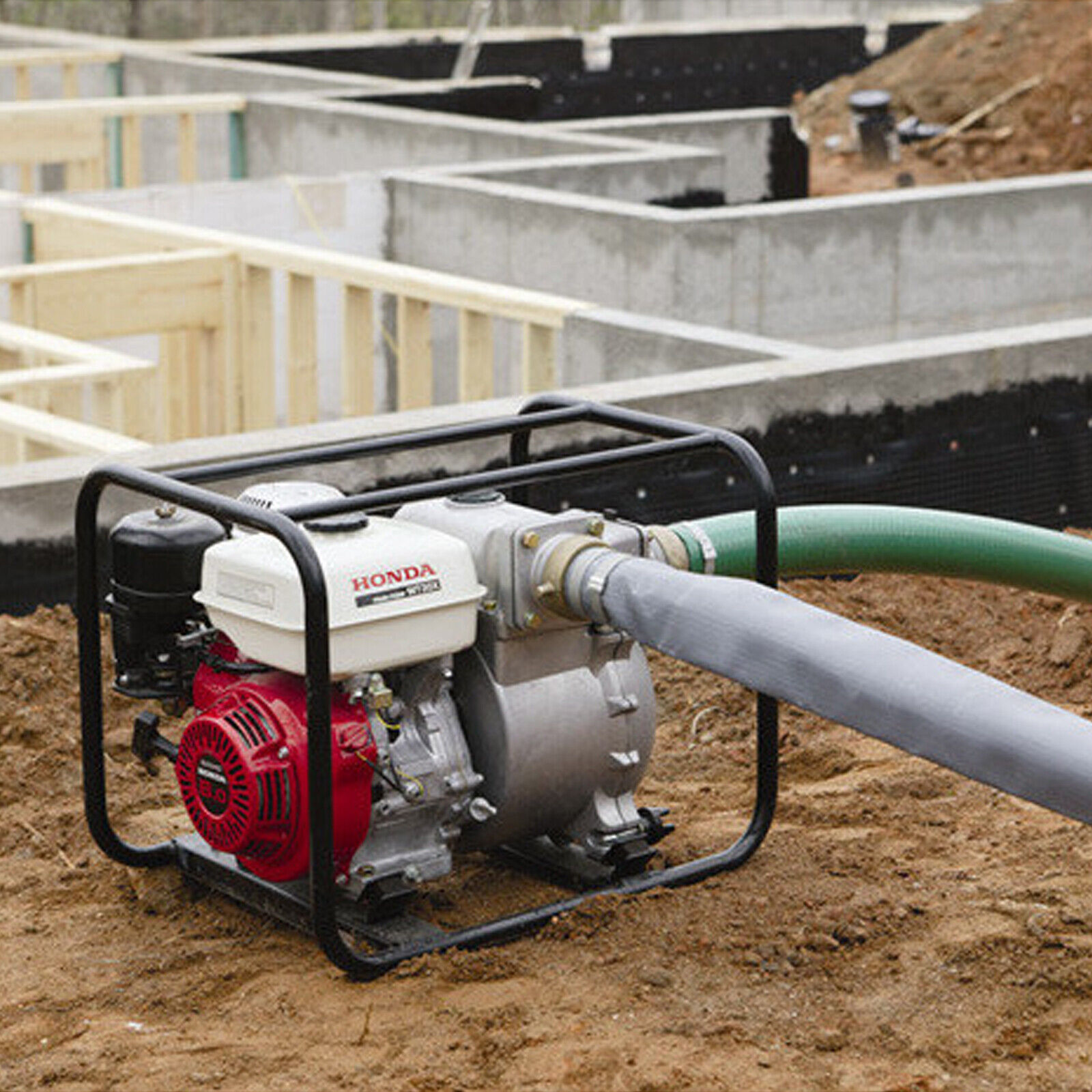 Motopompa Portatile a Scoppio 4 Tempi a Benzina HONDA Acque Nere ad Alta Prevalenza 25m 6,3kW Autoadescante WT 30 X - immagine 6