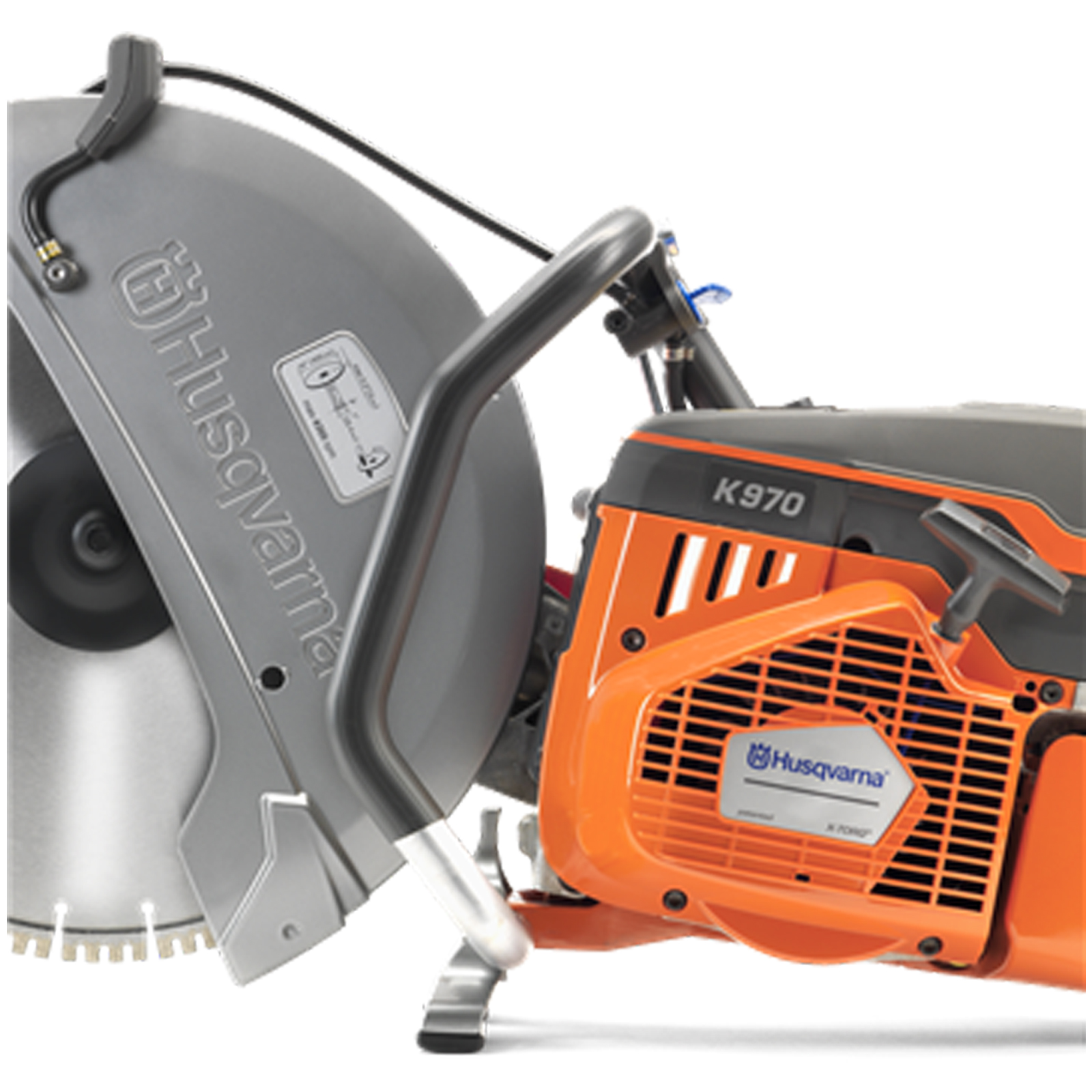 Mototroncatrice a Scoppio HUSQVARNA Benzina Potenza 4,8Kw Disco 350mm Serie K 970 16″ - immagine 5