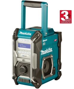 Radio Cantiere a Batteria MAKITA Bluetooth AUX e USB Frequenze AM FM e DAB+ Ricarica Batterie e Smartphone MR004G