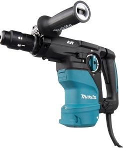 Trapano Tassellatore SDS-Plus MAKITA Motore 1050W Doppio Mandrino AVT Impatto 3.9 Joule Aspirazione Polveri modello HR3012FCJ e HR3012FCWJ