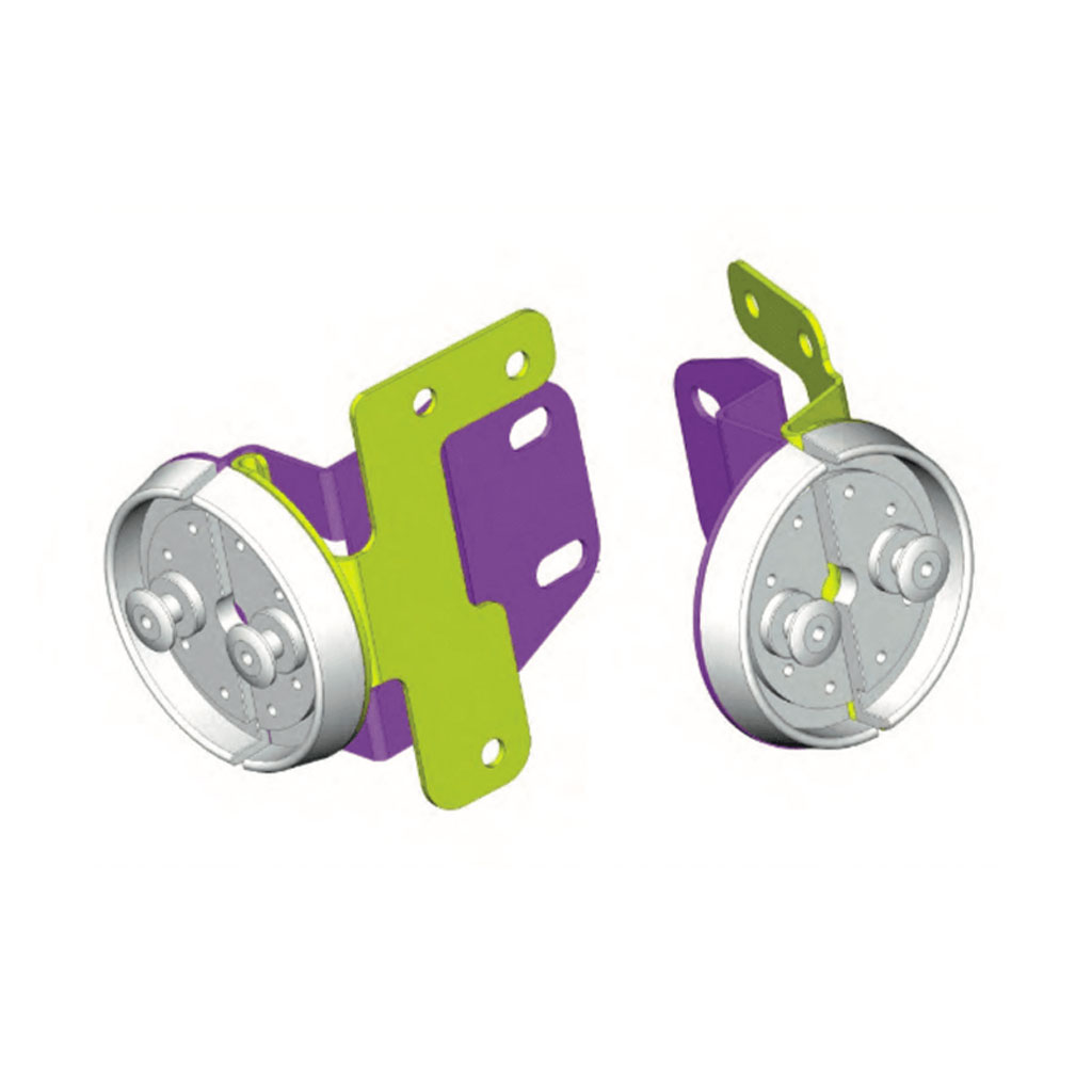 Meroni UFO Temporary Renault Master/Opel Movano – Lucchetto senza foratura sfera removibile – 2 pezzi - immagine 2