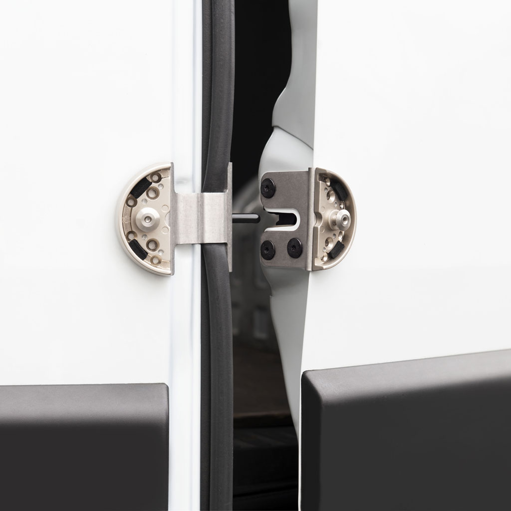 Meroni UFO Temporary Fiat Fiorino/Citroen Nemo/Peugeot Bipper – Lucchetto senza foratura sfera removibile – Coppia - immagine 3