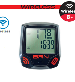 Computer Bike KronoSpeed BRN Wireless 8 funzioni