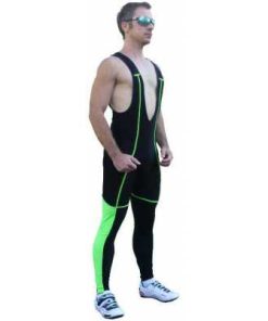 Deko Sports Calzamaglia Unika Line Nero/Verde Fluo