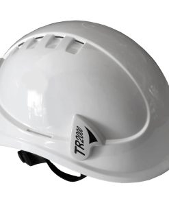 Casco da Lavoro TRACTEL con Sottogola Elmetto di Protezione Caschetto Antinfortunistica TR2000