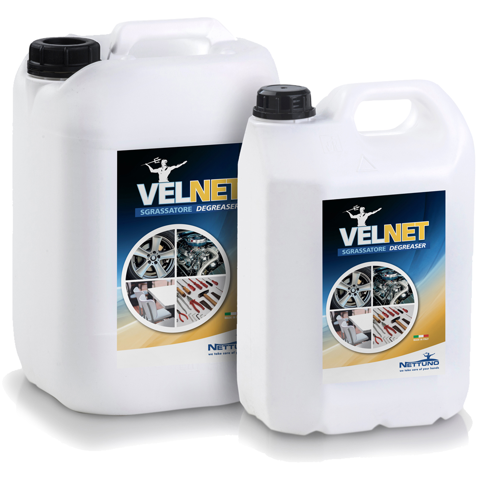 Sgrassatore per Superfici NETTUNO Detergente Industriale Concentrato VEL NET