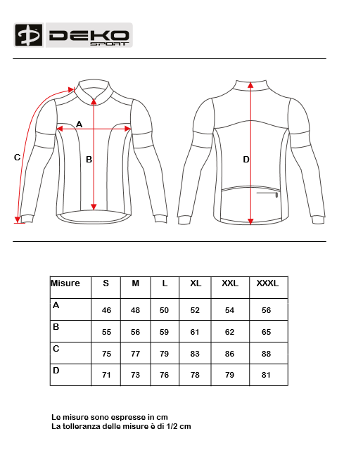 Deko Sports Giacca New Fit Nero/Giallo - immagine 2