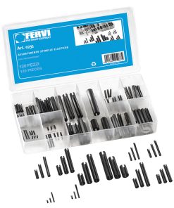 SERIE SET KIT ASSORTIMENTO 120 SPINE ELASTICHE INTERNE PER FORI FERVI 0231