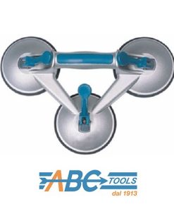 ABC VENTOSA PER VETRI GOMMA TIPO 3 VENTOSE D. 120 mm LEVA PER BLOCCAGGIO C6140/3