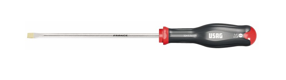 USAG 324 SH8 SERIE SET KIT 8 GIRAVITI PROFESSIONALI CACCIAVITI A CROCE E TAGLIO - immagine 5